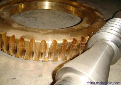 利康镶石墨铜套 高性能铜合金配件铸造专家